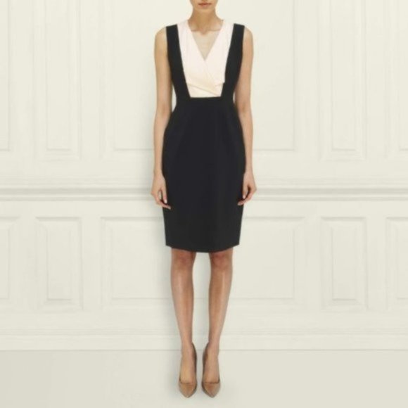 L.K. Bennett Dresses & Skirts - L.K. BENNETT  Black Ribbon Tuxedo Dress Sz M